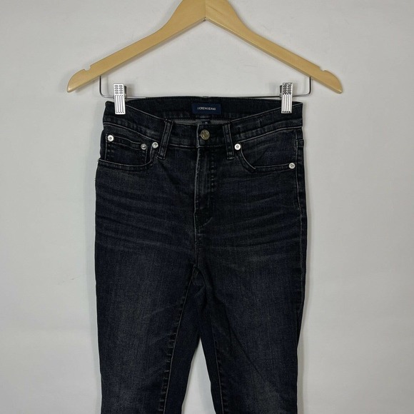 J. Crew 9” High Rise Toothpick Jean Charcoal Wash H2651 26 EUC - Picture 3 of 8